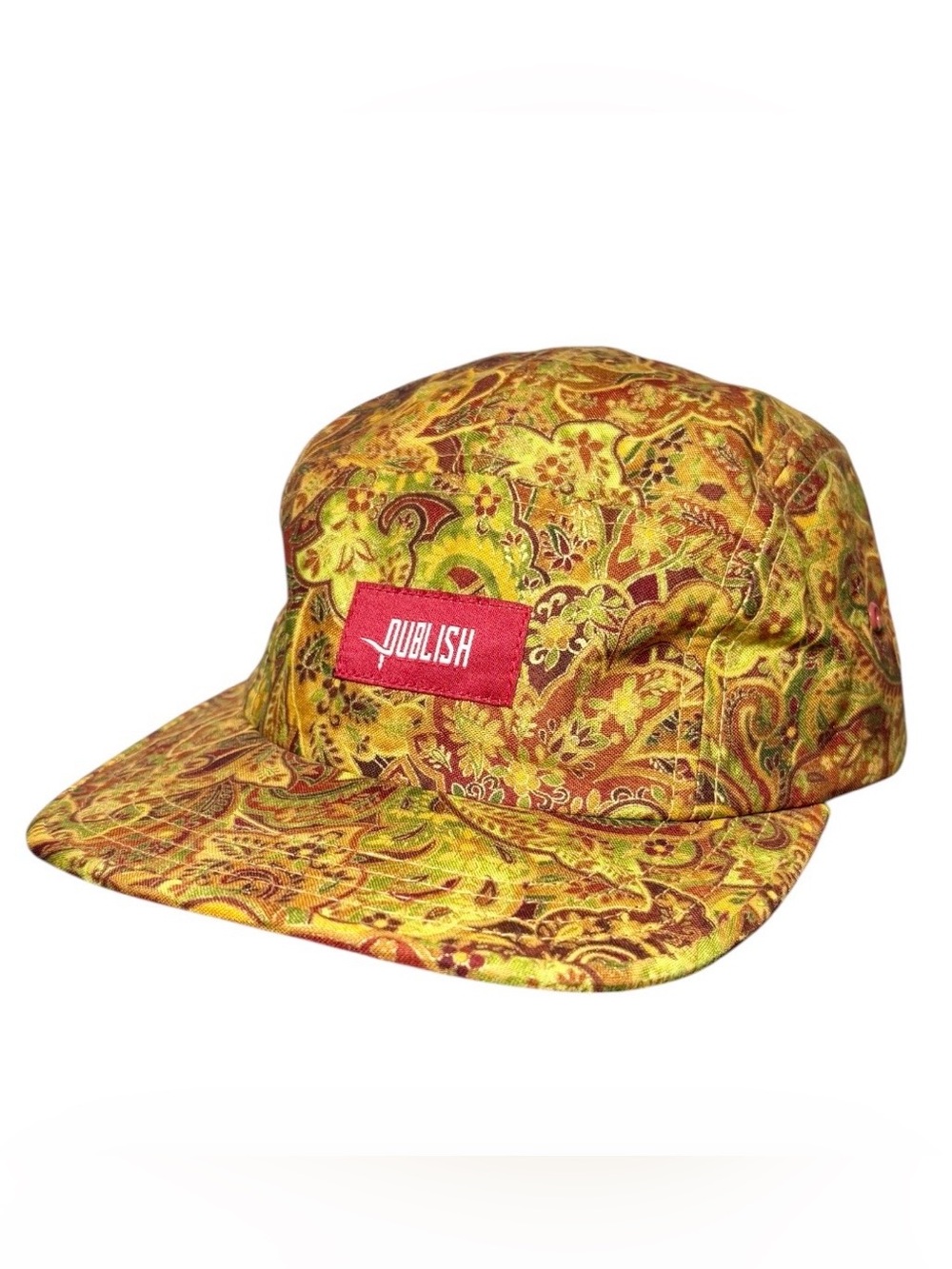 PUBLISH Paisley Patterned 5-Panels Cap